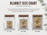 The Fool Tarot Woven Blanket – New Beginnings Throw
